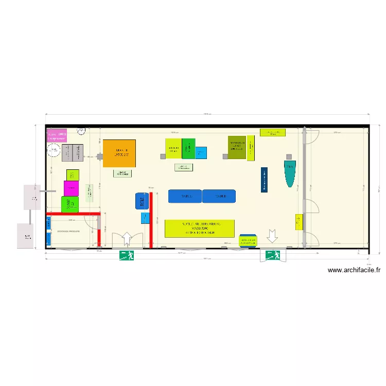 BUANDERIE RIABA PETIT LOCAL 010621. Plan de 