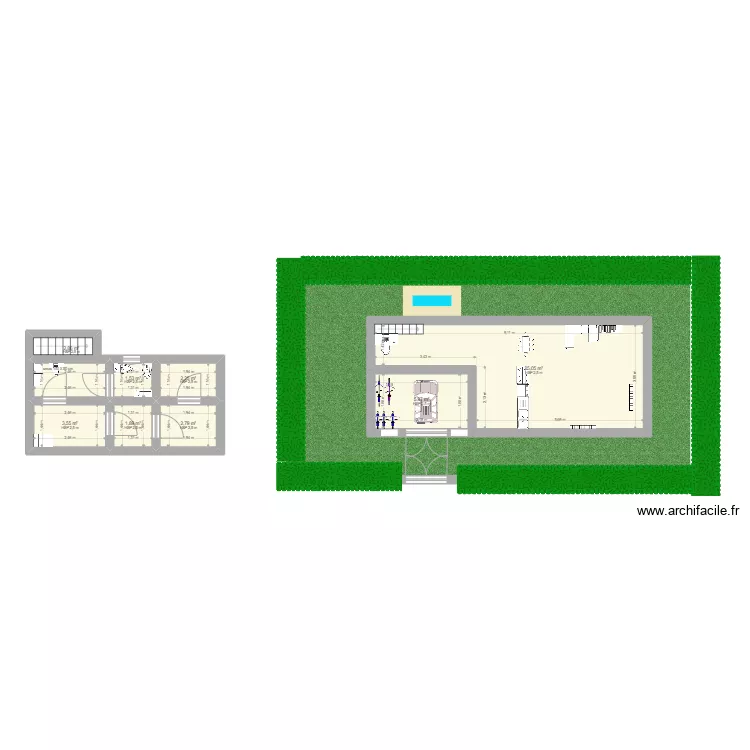 maison maman. Plan de 
