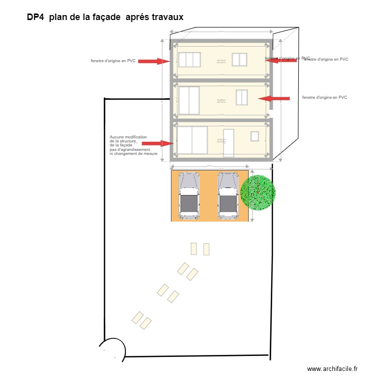 DP6 facade 6  . Plan de 0 pièce et 0 m2