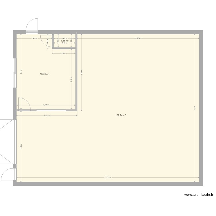 MAARRIBA LOT 1 29012022. Plan de 3 pièces et 122 m2