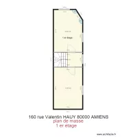 plan de masse 160 Valentin Hauy 80000 AMIENS 1er &eacute;tage