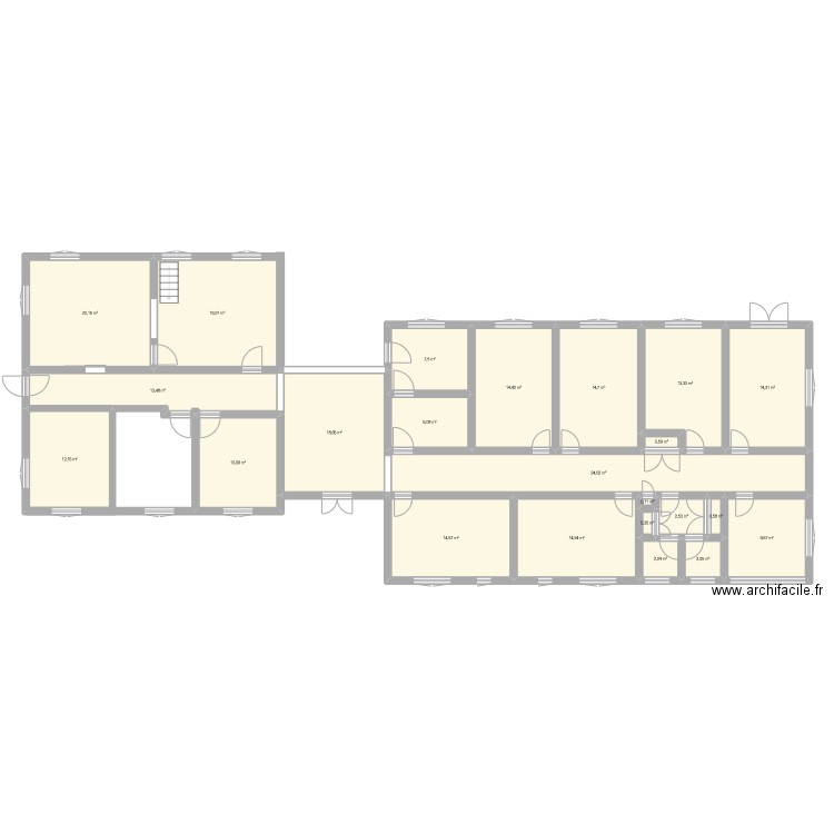 batimentPpal_2023. Plan de 0 pièce et 0 m2