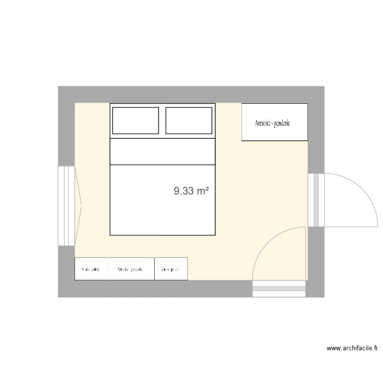 chambre caroline. Plan de 0 pièce et 0 m2