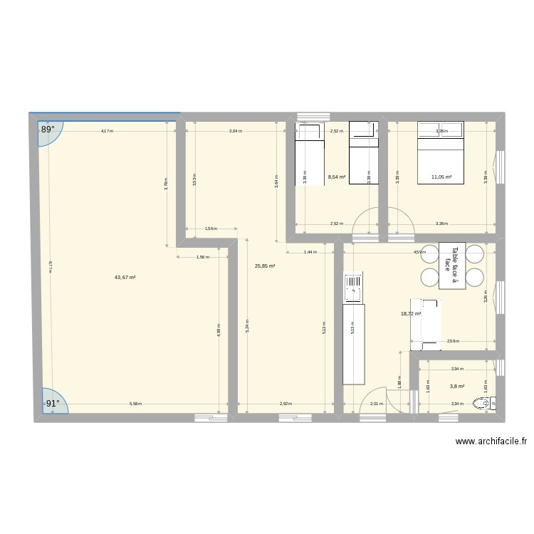 nouveau projet. Plan de 0 pièce et 0 m2