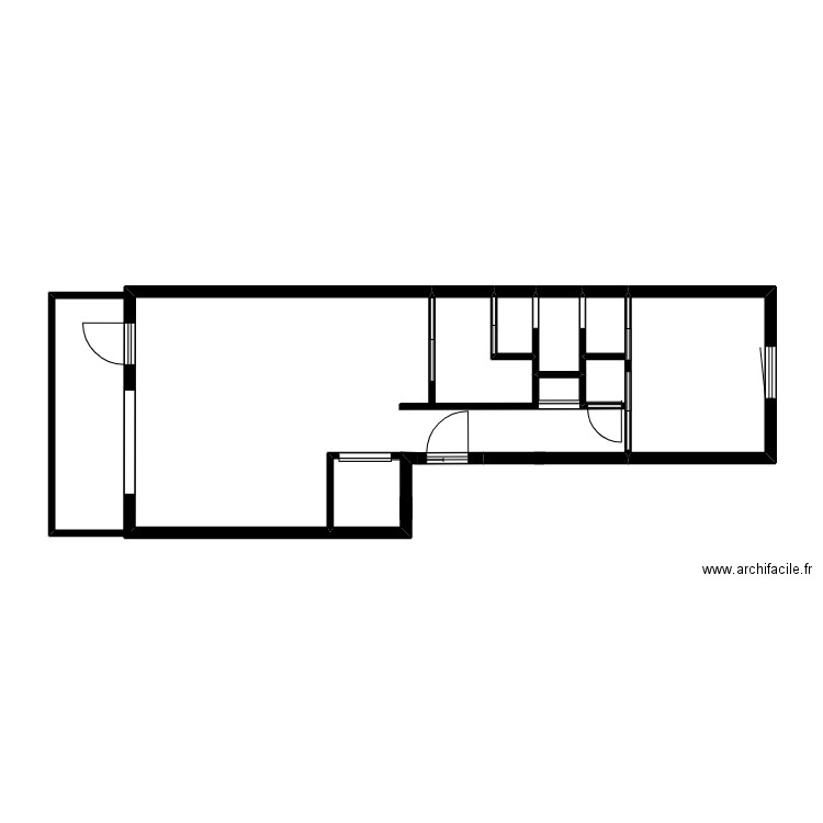 zoning 2. Plan de 3 pièces et 10 m2