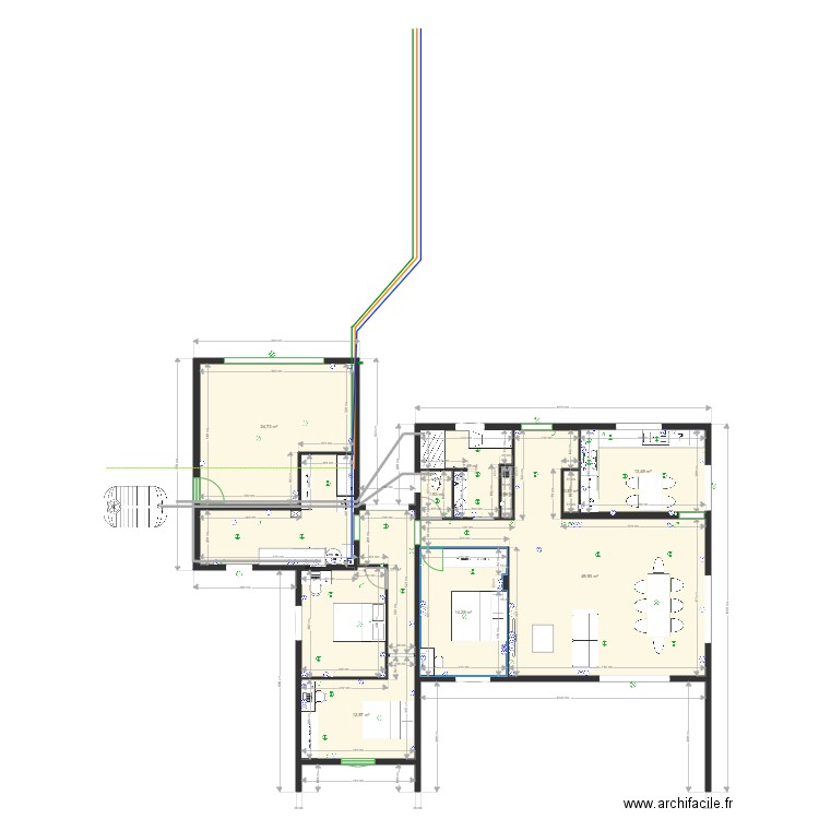 maison 2. Plan de 0 pièce et 0 m2