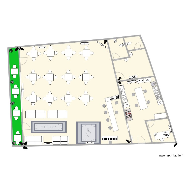 resto azul 1. Plan de 0 pièce et 0 m2