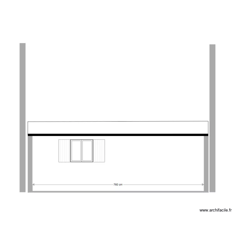 Garage cot&eacute; Est. Plan de 