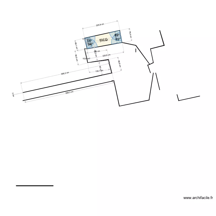 projet jardin Mirabello. Plan de 