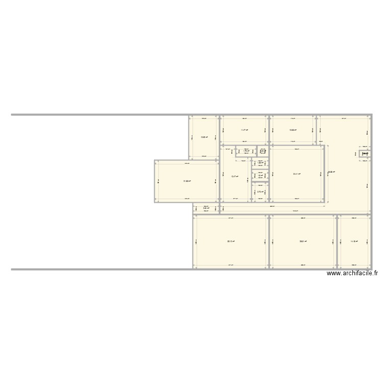 bureua. Plan de 0 pièce et 0 m2