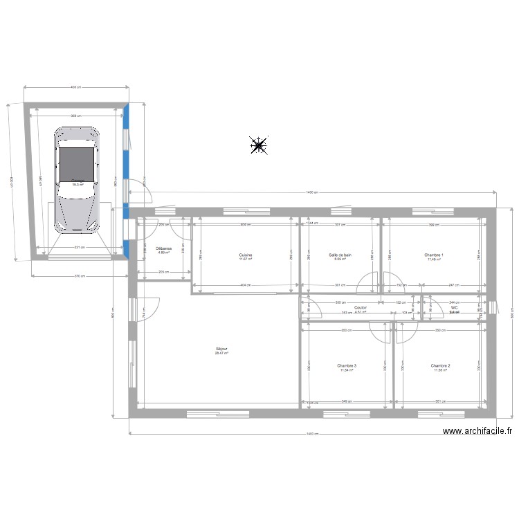 essai. Plan de 0 pièce et 0 m2