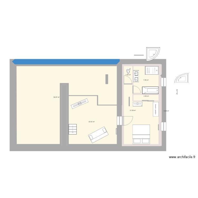 Étage 4 juillet 2019. Plan de 0 pièce et 0 m2