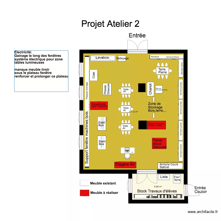 atelier2 couleur. Plan de atelier2 couleur. Plan de