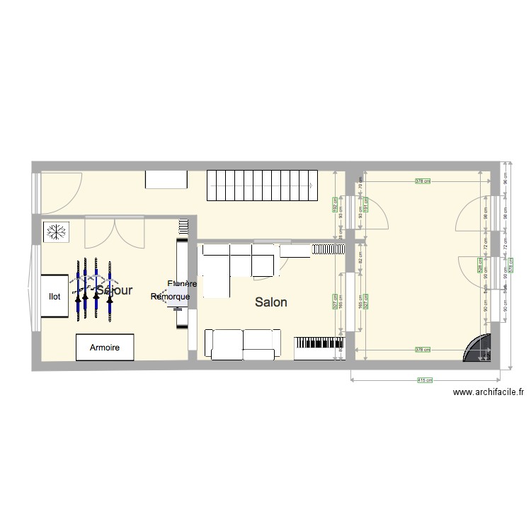 Plan RDC dossier prime. Plan de 0 pièce et 0 m2