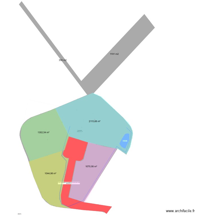 Annexe 2 découpage des parcelles. Plan de 0 pièce et 0 m2