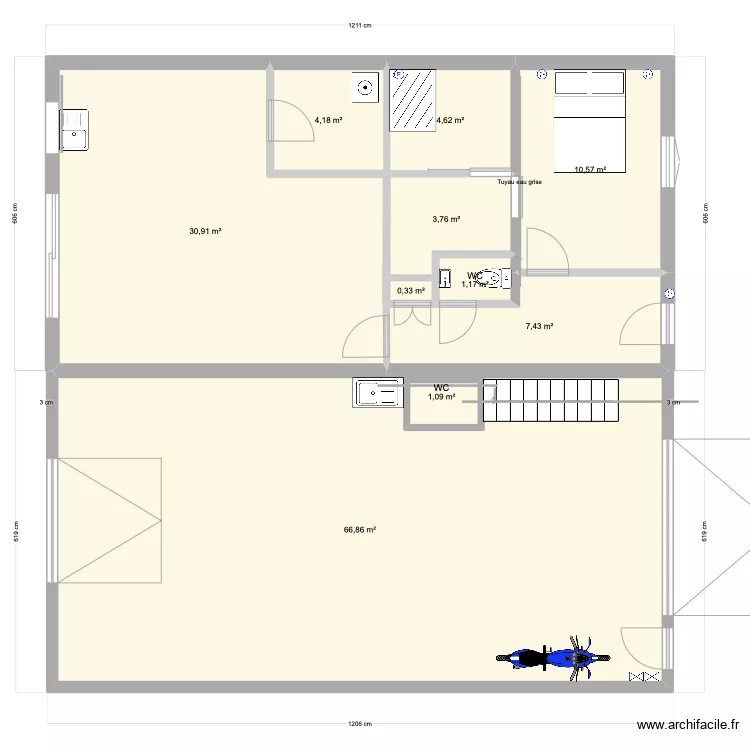 LOFT 1. Plan de 
