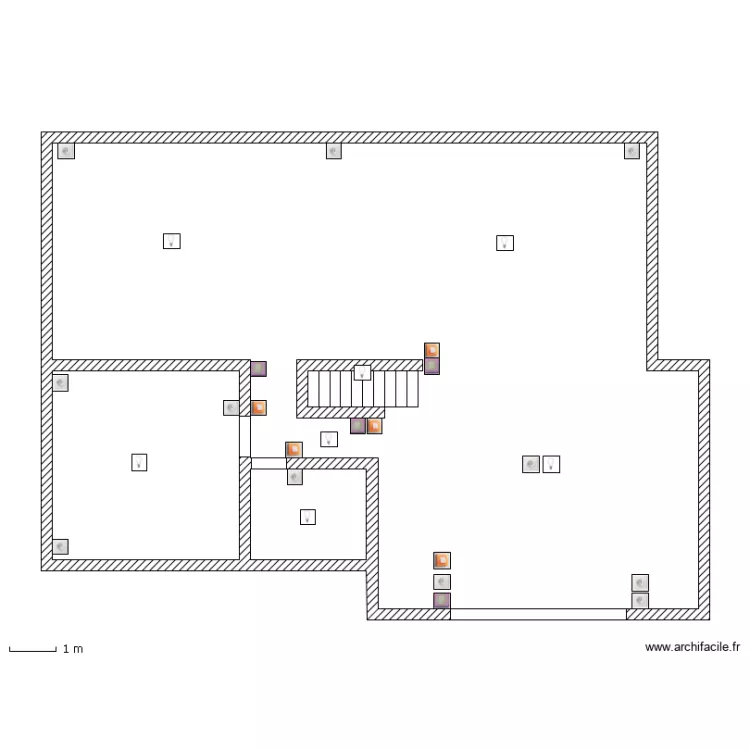 sous-sol aude. Plan de 