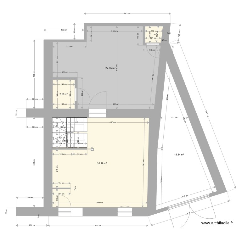 Maison LFF état futur. Plan de 0 pièce et 0 m2