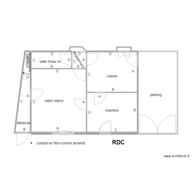 BOUCHET. Plan de 0 pièce et 0 m2