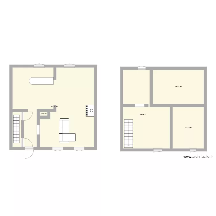 CAZALRENOUX TEST ETAGE ok . Plan de 