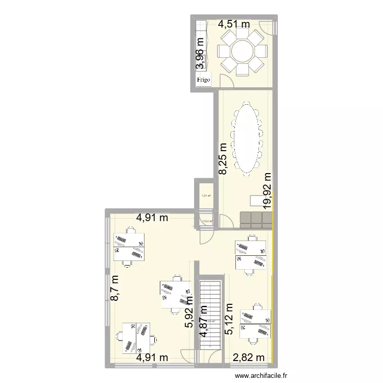Bureau New. Plan de 3 et 121 m² Bureau New. Plan de 3 et 121 m²