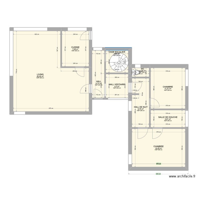 WEPION BOIS DU CURE. Plan de 10 pièces et 101 m2