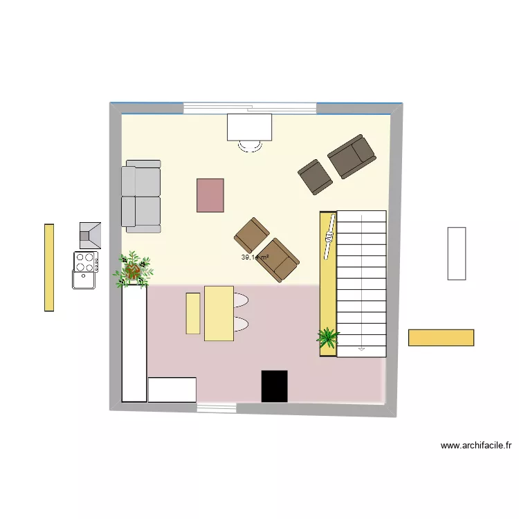 Bzzz Etage 2 12&egrave;me essai. Plan de 