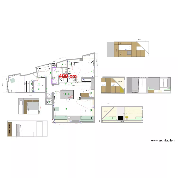 SAINT FIACRE &eacute;lectricit&eacute; 18/06. Plan de 