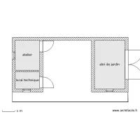 local piscine/abri de jardin