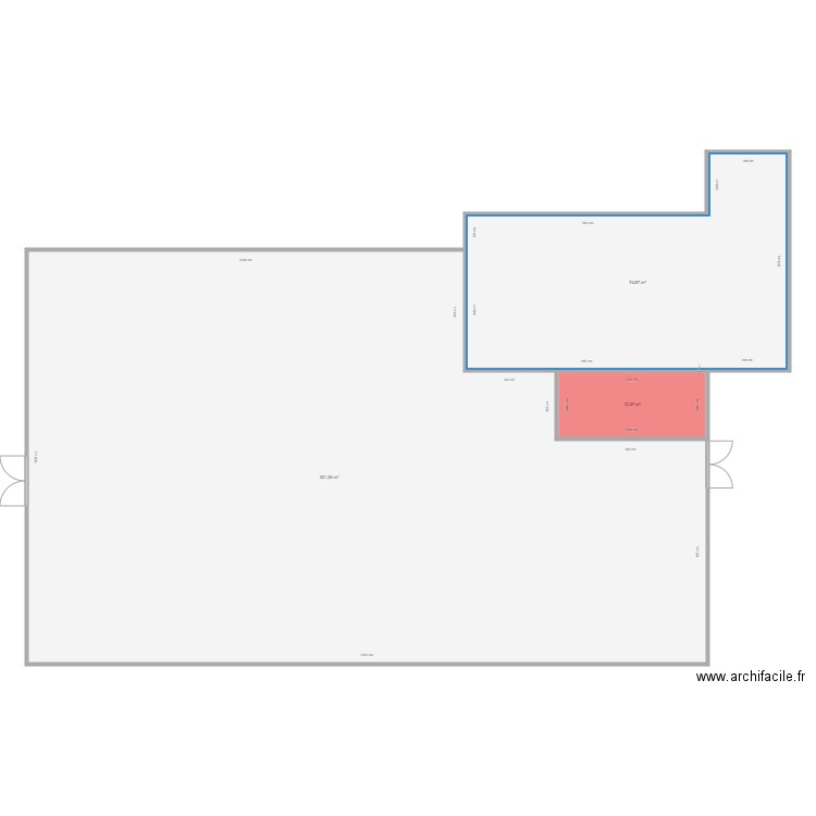 Villeurbanne RDC Hall AB Vide. Plan de 0 pièce et 0 m2