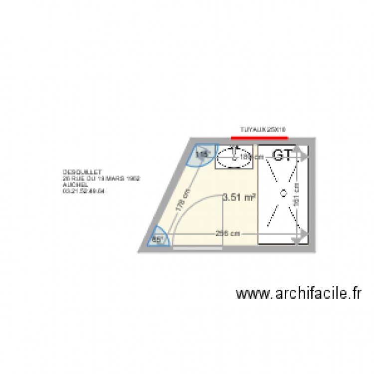 DESQUILLET. Plan de 0 pièce et 0 m2