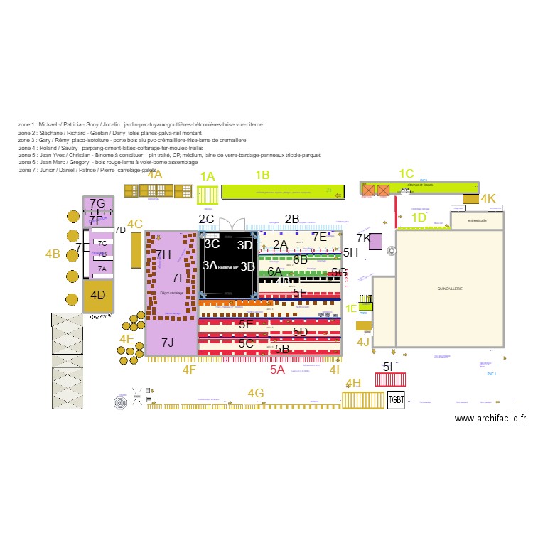 QSJ COLIN COMPLET. Plan de 0 pièce et 0 m2
