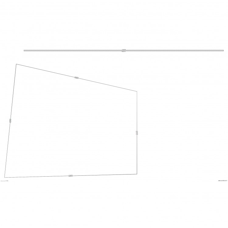 plan terrain. Plan de 0 pièce et 0 m2