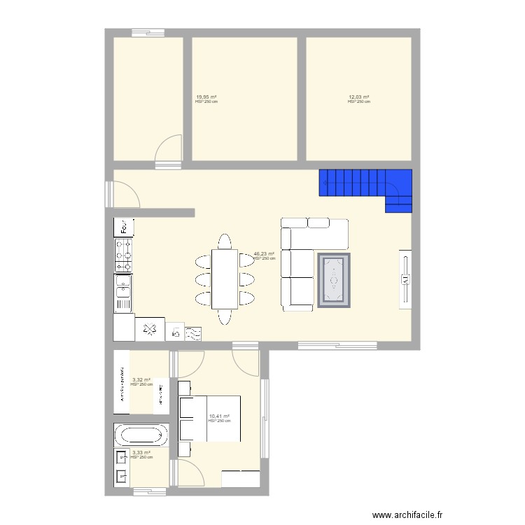 PLAN MAISON JALADE 10/12/2022. Plan de 0 pièce et 0 m2