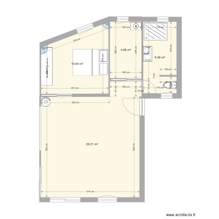 Extension bois 2. Plan de 0 pièce et 0 m2