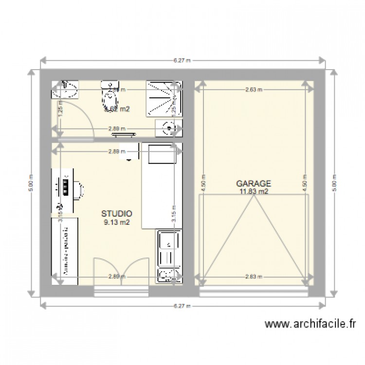 RDC. Plan de 0 pièce et 0 m2