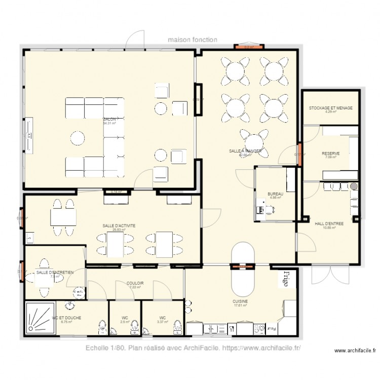 minimes. Plan de 0 pièce et 0 m2