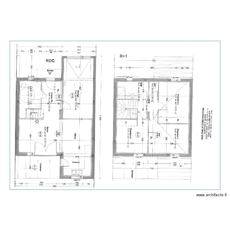 PLAN ELEC 12 VILLAS ALLAN. Plan de 0 pièce et 0 m2