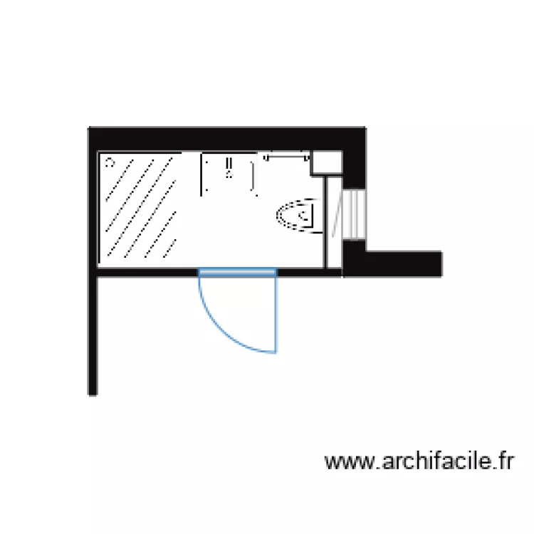 ANDREST RDC etat actuel m&eacute;tr&eacute;. Plan de 