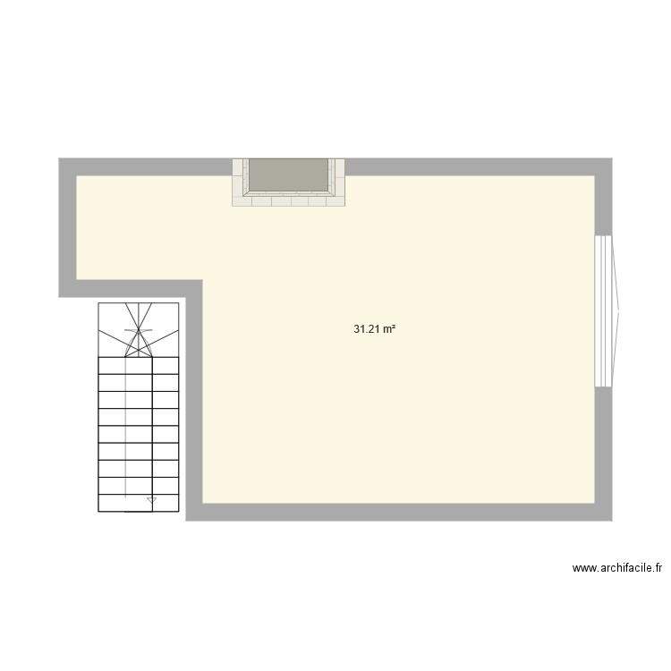 1 ER ETAGE AURAY. Plan de 0 pièce et 0 m2