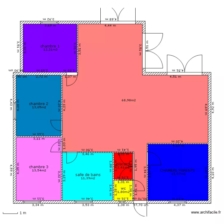 essai 2 maison en T. Plan de essai 2 maison en T. Plan de