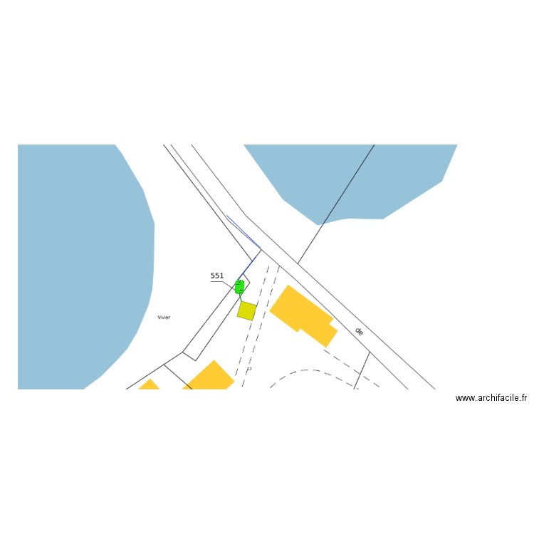 longages. Plan de 0 pièce et 0 m2