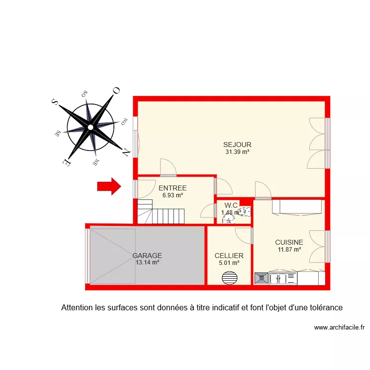BI 6294 RDC rita. Plan de 