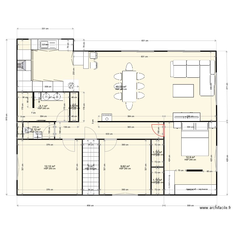 jeremy plan amenager. Plan de 0 pièce et 0 m2