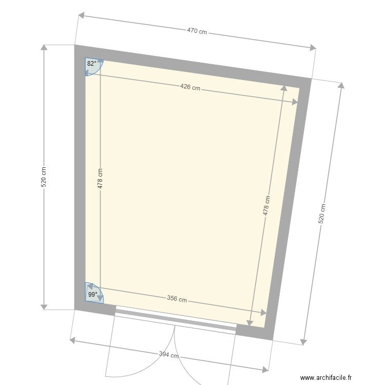 Salle de bains st gratien2. Plan de 0 pièce et 0 m2