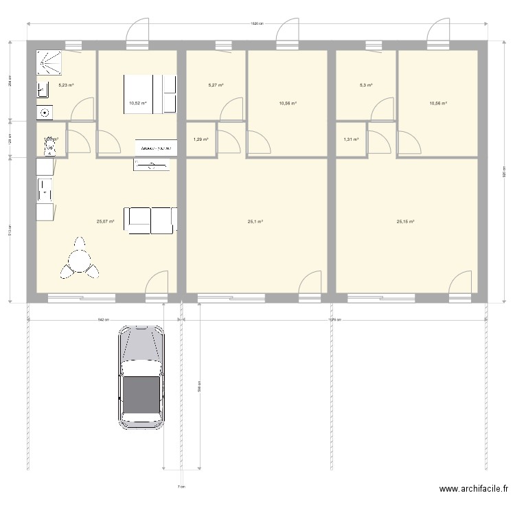 Plan logement sociaux. Plan de 0 pièce et 0 m2