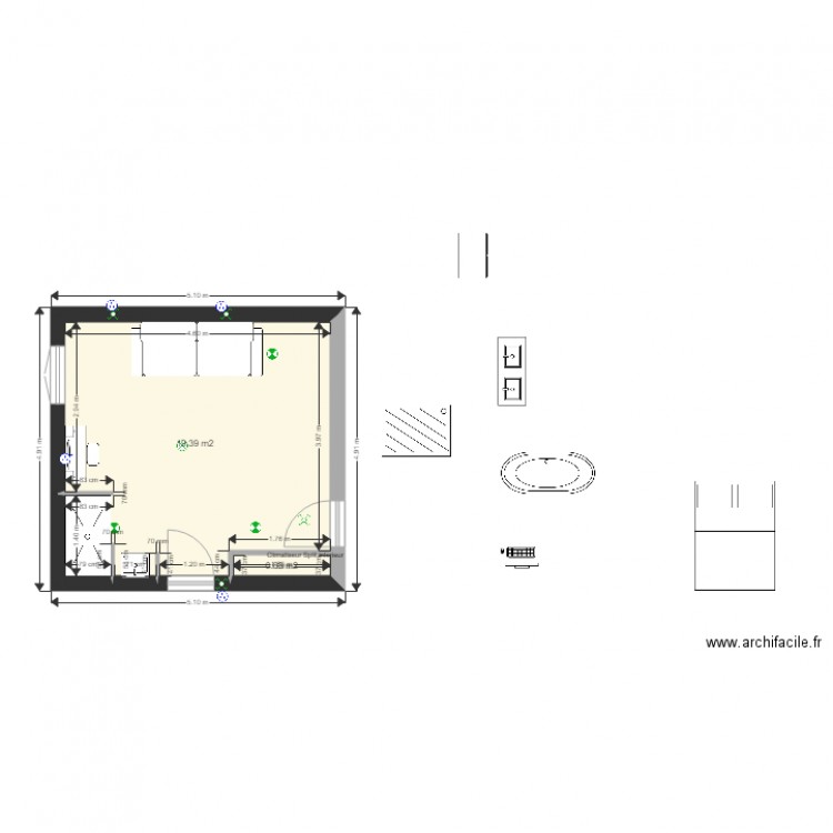  nr 3 rdc nr2. Plan de 0 pièce et 0 m2