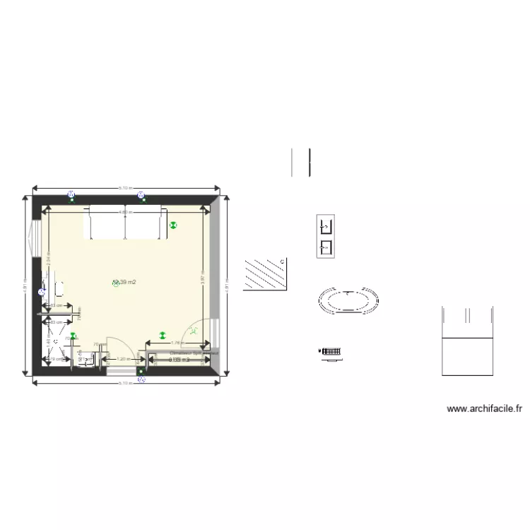  nr 3 rdc nr2. Plan de 