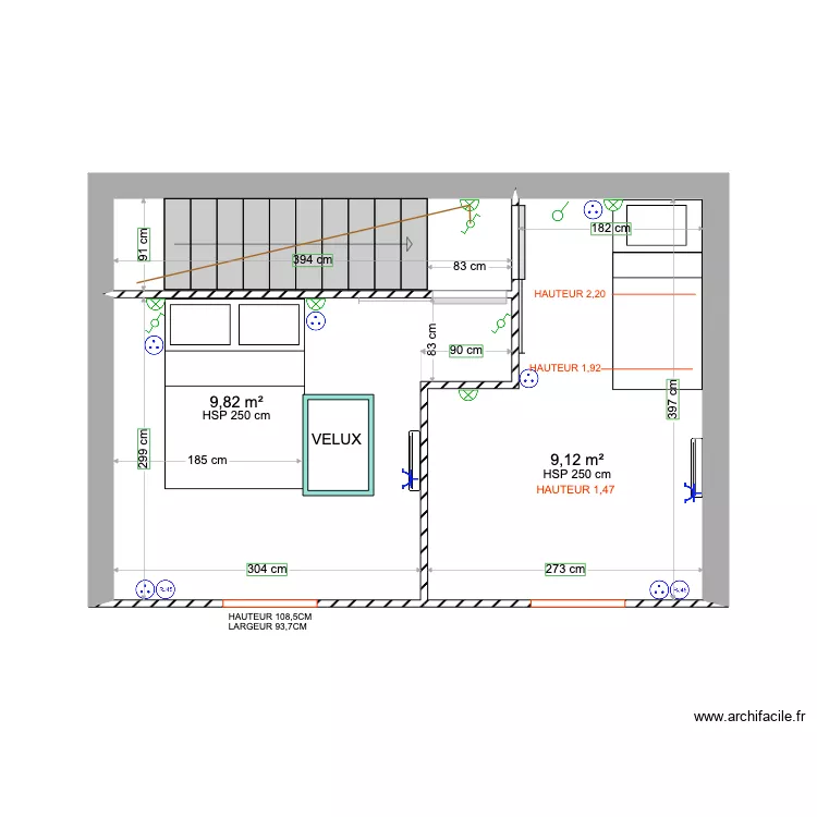 BERNARD MEZZANINE. Plan de 
