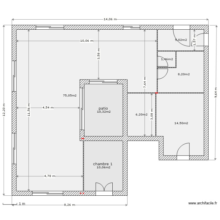Plan. Plan de 0 pièce et 0 m2